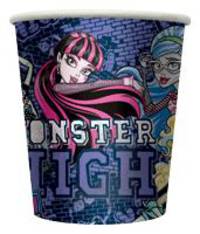 Стакан бум."ГРАФФИТИ",210мл,10 шт._ТМ MONSTER HIGH
