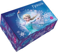 Гуашь 12 цветов "Disney" Холодное сердце