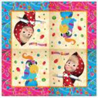 Салфетки 33х33см, 20шт "Машины сказки"