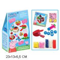 Н-р/лепки &quot;СЛАДКОЕЖКА&quot;, 5цв (190гр),форм.Peppa Pig