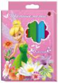 Цветные мелки с квадр.сечением 6цв. Disney &quot;Феи&quot;