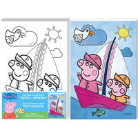 Росп по холсту&quot;ПЕППА-КАПИТАН&quot;, 20Х30см.Peppa Pig
