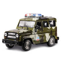 УАЗ HUNTER &quot;ТЕХНОПАРК&quot; МЕТАЛЛ ИНЕРЦ ВОЕННАЯ С СИРЕНОЙ И МИГАЛКАМИ В РУСС. КОР. в кор.2*48шт