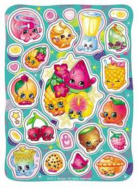 Shopkins. 100 наклеек (зеленая)