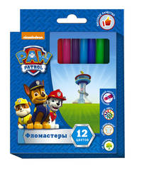 Фломастеры 12 цветов Paw Patrol