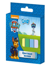 Цв. мелки 6 цв. Paw Patrol