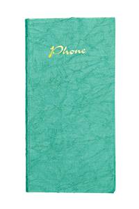 Телефонно-адресная книга 80x155, TSARINA (Зеленый)
