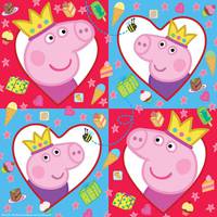 Салфетки &quot;ПЕППА ПИГ&quot;, 33*33см, 20шт.,ТМ Peppa Pig