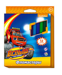 Фломастеры 12 цветов Вспыш