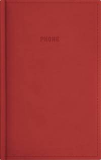 Телефонно-адресная книга 130x210, FESTIVAL (Красный)