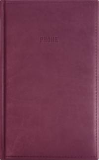 Телефонно-адресная книга 130x210, VIVELLA (Бордовый)