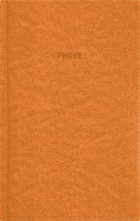 Телефонно-адресная книга 130x210, PERFECT (Оранжевый)