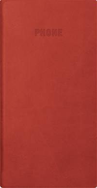 Телефонно-адресная книга 80x155, FESTIVAL (Красный)