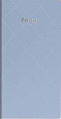 Телефонно-адресная книга 80x155, DIAMOND (Голубой)
