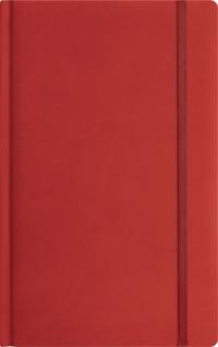 Записная книга, на резинке, 130х210, FESTIVAL (Красный)