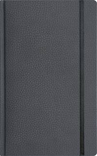 Записная книга, на резинке, 130х210, ARMONIA (Черный)