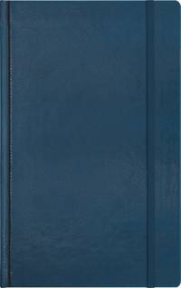 Записная книга, на резинке, 130х210, SALAMANDRA (Синий)