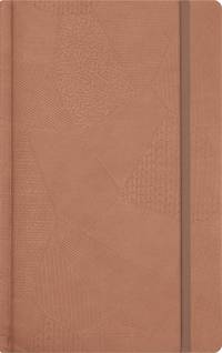 Записная книга, на резинке, 130х210, BAZAR (Коричневый)