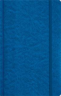 Записная книга, на резинке, 130х210, PERFECT (Синий)