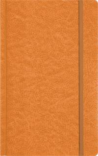 Записная книга, на резинке, 130х210, PERFECT (Оранжевый)