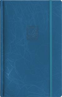 Записная книга, на резинке, 130х210, SCRIBBLE (Синий)