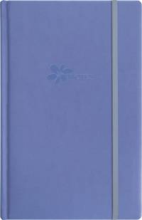Записная книга, на резинке, 130х210, FLOWER (Фиолетовый)