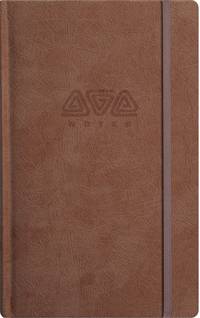 Записная книга, на резинке, 130х210, ETHNIC (Коричневый)