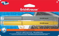 Флом Metallic 2цв (сер+зол) Creative Line/Erich Krause блистер (Ассорти)