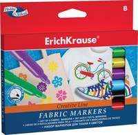 Флом для ткани 8цв Creative Line/Erich Krause короб с подвесом (Ассорти)