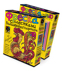 Символ года Фреска с блестками №10