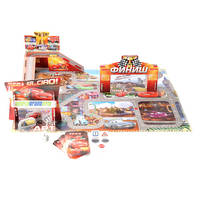 НАСТОЛЬНАЯ 3D ИГРА-ХОДИЛКА &quot;УМКА&quot; ДИСНЕЙ. ТАЧКИ. БОЛЬШИЕ ГОНКИ в кор.22шт