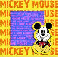 47231.Ежедневник с фоторамкой и замочком Mickey Mouse