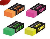 Ластик NEON, набор цветов, в картонной коробке, 30 шт.