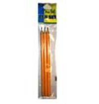 Карандаш (80326) ч/г дерев., НВ, заточ., желтый корпус, без ластика набор 3шт в инд упаковке с подвесом 80095