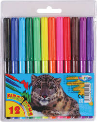 Фломастеры 12 цв. ZOO
