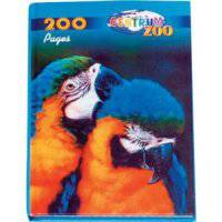 Блокнот 100 листов &quot;ZOO&quot; формат А7. Обложка ламинированная, твердый переплет 7БЦ, ассорти. Блок- клетка.