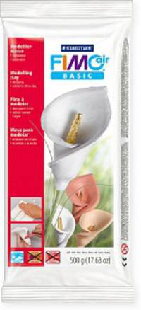 FIMO air basic цвет белый самоотвердевающая нат. глина, на водной основе, 500 гр.