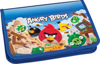 Папка для тетрадей,формат А5+, Аngry birds, размер 28*20,5 см,молния