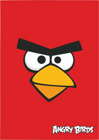 Папка-уголок Angry birds,пластик 0,18 мм,цветная, ассорти