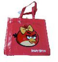 Пакет-сумка 34,5*34,5см Angry birds,с ручками(красный цвет),ткань-спандбонд