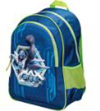 Рюкзак &quot;Max Steel&quot; 42*29*15 см, полиэстр, 600 ден, уплотненная спинка, широкие мягкие регулируемые лямки, 1 отделение, 2 боковых кармана, 1 внешний бо