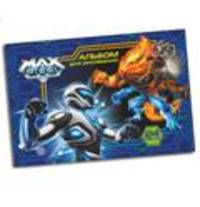 Альбом для рисования &quot;Max Steel&quot;, 24 листа, формат А4, на скрепке, плотность 100 г, обложка - глянцевая ламинация