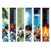 Закладки для книг &quot;Max Steel&quot; магнитно-пластиковые , 6 штук в комплекте,ассорти, в блистере