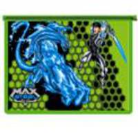 Папка для тетрадей &quot;Max Steel&quot;,формат А4,пластик, на молнии