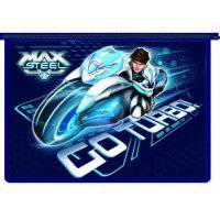 Папка для тетрадей &quot;Max Steel&quot;, формат А5, пластик, на молнии