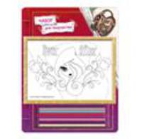 Набор-панно из цветного песка &quot;Ever After High&quot;, состав: : трафарет липкий, песок 8 цветов, европодвес.