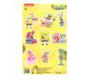 Наклейки плоские для тетрадей "Губка БОБ 25*16 см