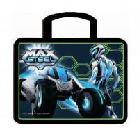 Папка-сумка Max Steel, текстиль, 35*4*26 см, c ручками, формат А4