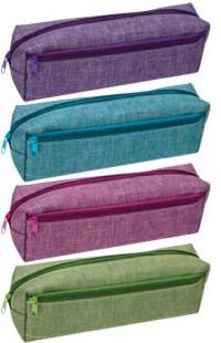 Пенал-косметичка с 2-мя отделениями, размер 220*60*50 мм, материал: нейлон, цвет ассорти.