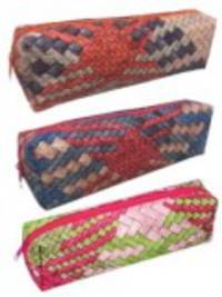 Пенал-косметичка, на молнии, материал: кожа ПУ, размер 200*60*50 мм